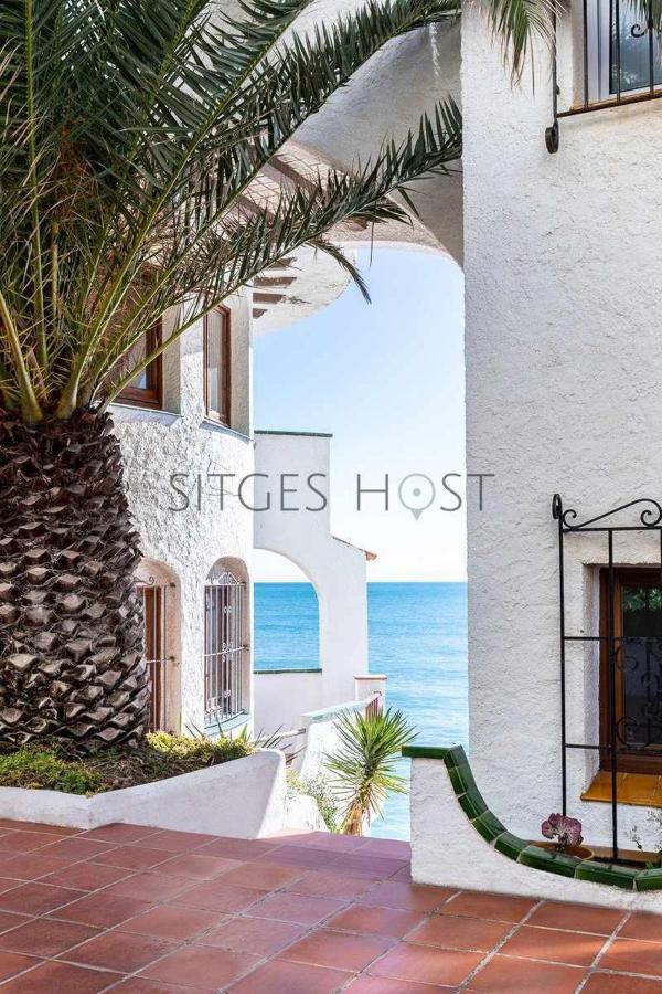 Alojate En Una Torre Sobre El Mar Apartman Sitges Kültér fotó